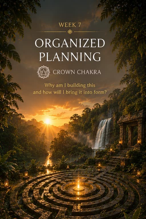 Immersion 7 — Organized Planning